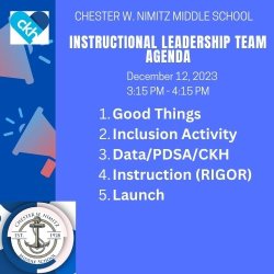 ILT Agenda